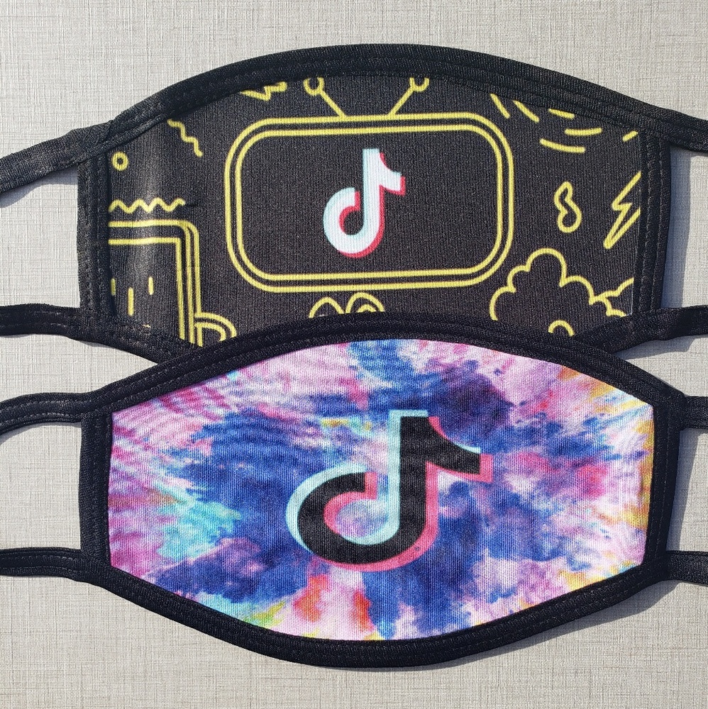 2pk CUSTOM TikTok Face Mask